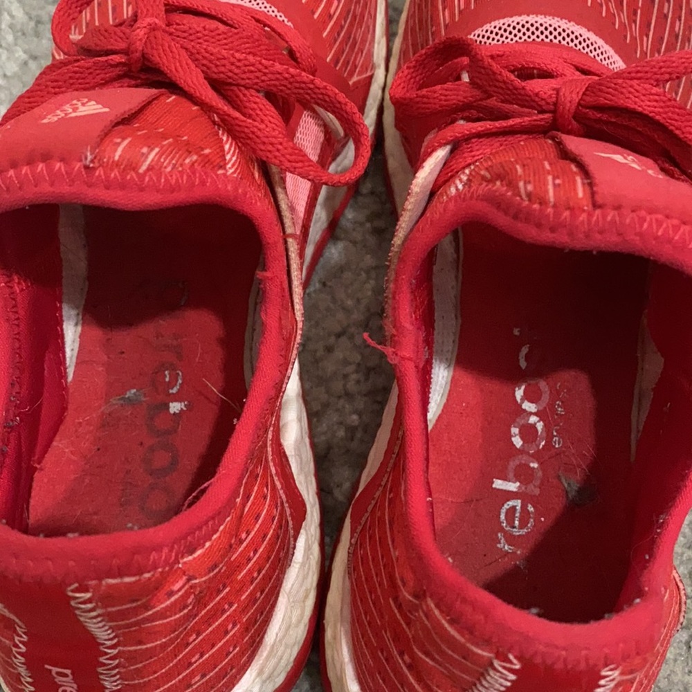 Red/pink Women’s ADIDAS pure boost x 10 - Picture 4 of 7